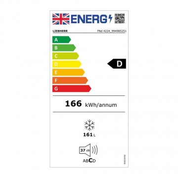 Liebherr FNd 4224 Όρθιος Καταψύκτης 161lt NoFrost
